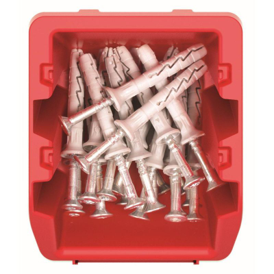 Set kuti organizimi Prosperplast Bineer Short, 10 copë, 180x98x118mm, të kuqe