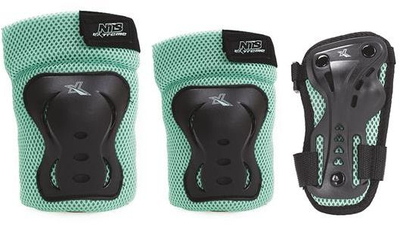 Заштитен сет Nils Extreme H706, големина L, црно-мента