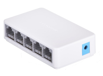 Switch rrjeti Mercusys MS105, 5 porta, 10/100 Mbps, i bardhë