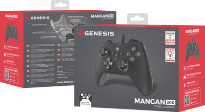 Контролер Genesis Mangan 300, жичен, црн