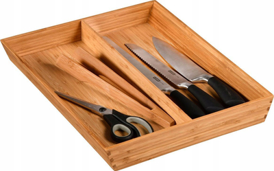 Organizues sirtari për takëm Kesper Bamboo Tray, 43x35 cm, dru bambuje, ngjyrë natyrale