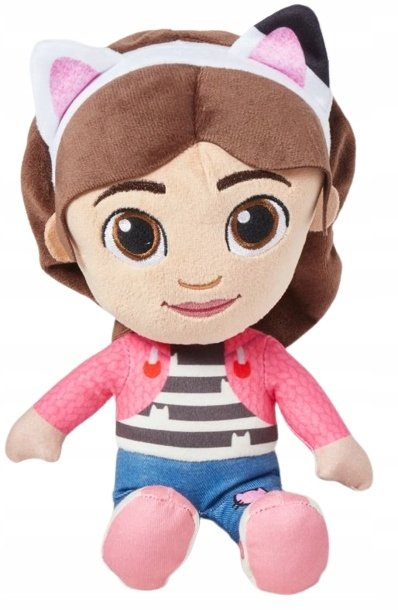 Kukull pelushi Simba Gabby's Dollhouse Gabby, 45 cm, për fëmijë, shumëngjyrëshe