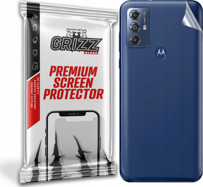Folie mbrojtëse e pasme GrizzGlass SatinSkin për Motorola Moto G Play 2023, anti gërvishtje, efekt satin, transparente
