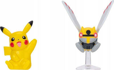 Set figurash lodra Pokémon Battle Figure 2-pack Ninjask dhe Pikachu, 5 cm, 8 cm, shumëngjyrëshe