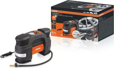Komresor gomash Osram OTI830, 5.5 bar, ekran dixhital, i zi me portokalli