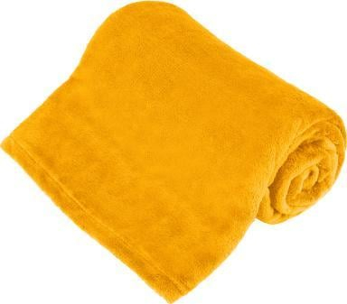 Batanije Teesa Fleece 150x200cm, coral fleece, e verdhë