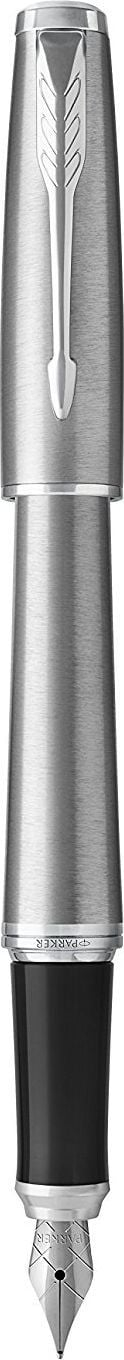 Сталограф Parker Urban Core Steel CT, перо M, металик сребрена
