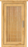 Dolap muri EISL High Cabinet, bambu, me derë, ngjyrë natyrale