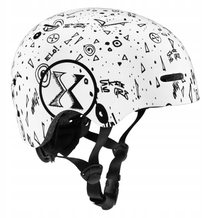 Helmetë mbrojtëse NILS MT311, për fëmijë 58-61 cm, me rregullim, e bardhë