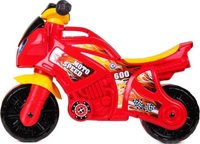Motoçikletë lodër Maksik Moto Speed 600, ride on pa pedale, për fëmijë, e kuqe