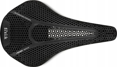 Седиште за велосипед Fizik Argo Adaptive R3, 3D печатење, шини K:ium, црно