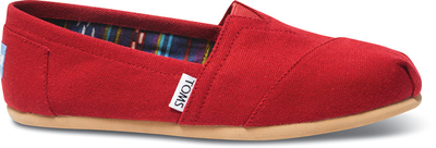 Këpucë TOMS Canvas Core Classics Alpargatas, të kuqem 37 mTS0005-37
