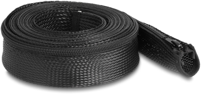 Zorrë e endur për kabllo Delock, 3 m, 50 mm, e zezë