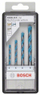 Set maja shpuese cilindrike Bosch, 4/5/6/8mm