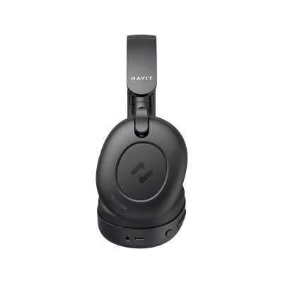 Kufje pa tela Havit H655BT, Bluetooth 5.3, ANC, të zeza