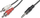 Kabllo audio Digitus Adapter, 3.5mm stereo në 2x RCA, i zi