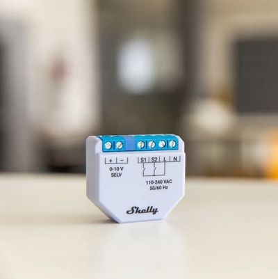 Modul ndriçimi Shelly Plus 0-10V Dimmer, Wi-Fi, smart, i bardhë