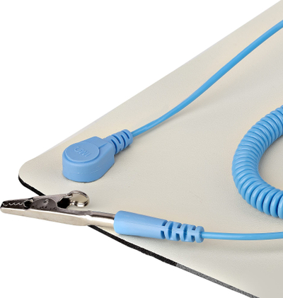 Tapet antistatik StarTech.com ESD, 60 x 120 cm, me kabllo tokëzimi, gri