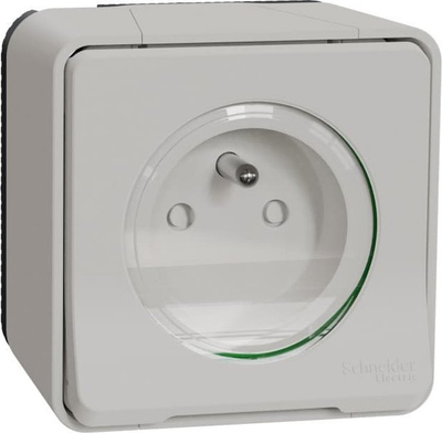 Prizë sipërfaqe Schneider Electric Mureva Styl MUR39030, IP55, 16A, e bardhë