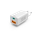 Karikues i shpejtë Hama, 1x USB-C PD, 1x USB-A QC, mini karikues, 38 W, i bardhë