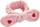 Shirit kozmetik Pink Hearts OPK11R, poliestër, elastik, rozë