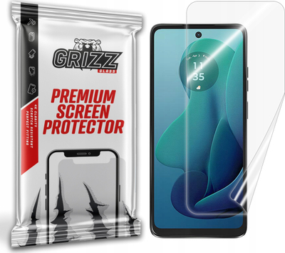 Folie mbrojtëse ekrani Grizz CeramicFilm për Motorola Moto G 2024, keramikë, transparente