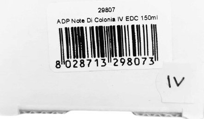 Kolonjë Acqua di Parma Note di Colonia IV, Eau de Cologne, 150ml