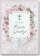 Libër pagëzimi për goca Baptism Booklet Girl, kopertinë e fortë, dizajn rozë