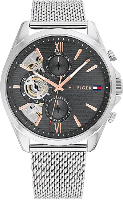 Orë për meshkuj Tommy Hilfiger Baker 1710646, e argjendtë