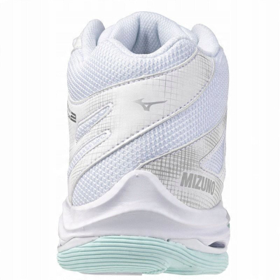 Këpucë volejbolli Mizuno Wave Voltage 2 Mid W, për goca, të bardha