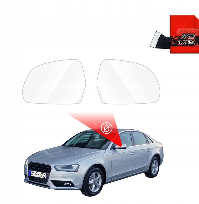 Folie mbrojtëse pasqyre Grizz, për Audi A4 B8 Sedan Facelift 2011-2015, transparente