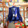 Çantë shpine për shkollë Tiger Family Super Galaxy TGNQ-077A, 14L, ergonomike, blu me shumë ngjyra