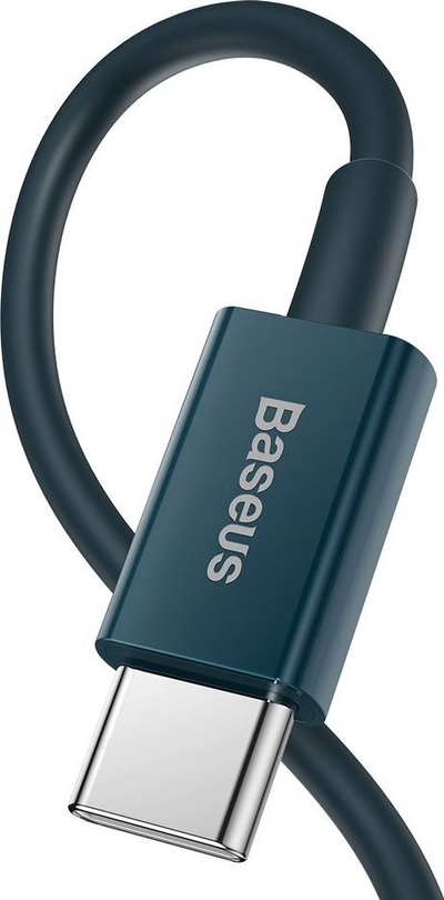 Kabllo USB Baseus Superior, USB C me Lightning, 1 m, 20 W, blu