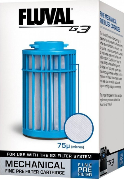 Kasetë parafiltri për akuarium Fluval G3, mekanike fine 75µ, blu