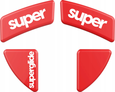 Këmbëza xhami për maus Superglide 2, Razer Viper Ultimate, Type C, të kuqe