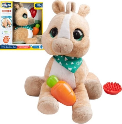Lodër pelushi interaktive Chicco 41791 Peek a Boo Pony, me zëra dhe melodi, multicolor