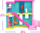 Set lojërash Barbie Mini BarbieLand Dreamhouse, shtëpi ëndrrash me ashensor dhe pishinë, kukull me fustan portokalli