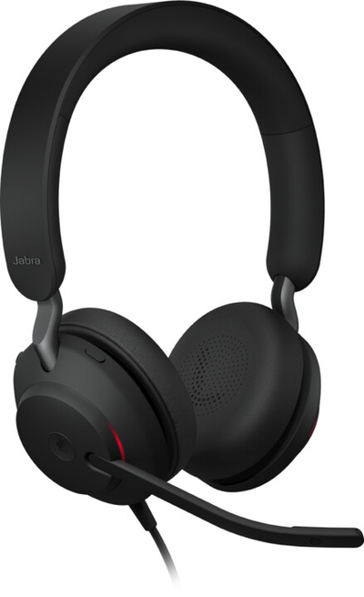 Kufje Jabra Evolve2 40, USB-A, MS Stereo, të zeza