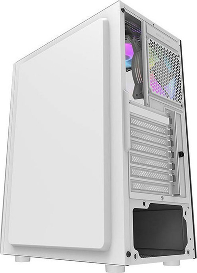 Kasë Darkflash DK150 RGB, e bardhë, Midi Tower