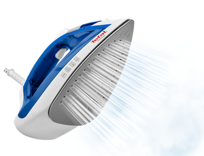 Hekur për rroba Tefal FV1711E0, 1800W, i bardhë/kaltër