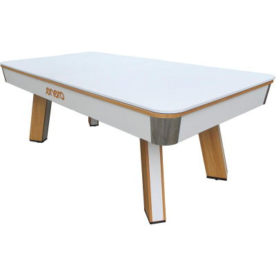 Tavolinë loje Enero 6ft, 3 në 1 pingpong edhe bilardo, shumëfunksionale, e bardhë dru