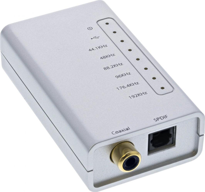 Përshtatës USB HD Audio InLine, i bardhë