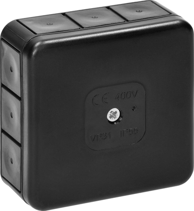 Kuti montuese sipërfaqësore Orno Surface-mounted Box PRO OR-JB-13807/B, IP55, 400V, e zezë