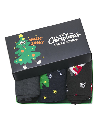 Set çorapesh për meshkuj Jack&Jones mJC2242, 3 palë, shumëngjyrëshe