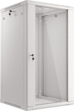 Kabinet muri Lanberg Wall Cabinet WF01-6622-10S, 19", 22U, gri