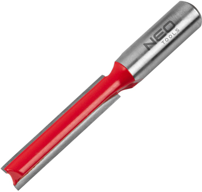 Права фреза Neo Tools 56-207, 10 x 50 mm, држач 8 mm, портокалова