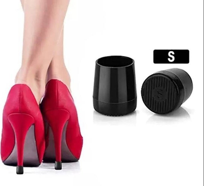 Заштитници за потпетици High Heel Protectors, големина S, сет 1 пар, црни