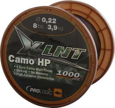 Tel peshkimi XLNT HP 1000m 18lbs 8.1kg 0.35mm Camo (44694)