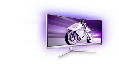 Monitor Philips 34M2C8600/00, 34", OLED, i bardhë