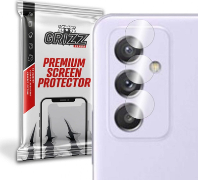 Xham hibrid për kamerë GrizzGlass Samsung Galaxy A82 5G, set 2 copë, transparent